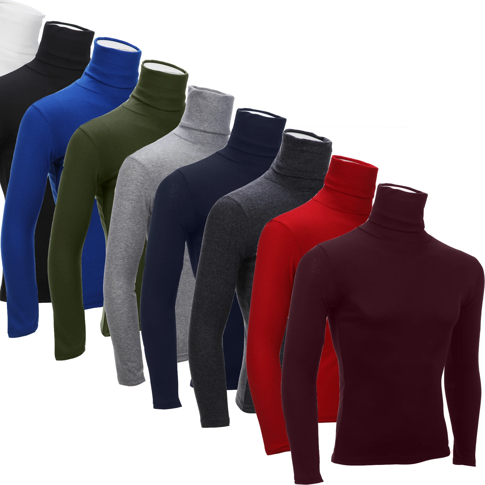 Aliexpress.com : Buy Mens Turtleneck Sweater Slim Fit