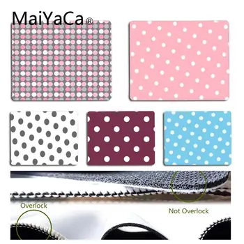 

MaiYaCa Vintage Cool colorful Polka Dots DIY Design Pattern Game mousepad Size for 18x22cm 25x29cm Rubber Mousemats