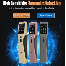 IL5 Smart Automatic Peephole Video WIFI Cloud Lock Fingerprint Password Remote Control Key APP Unlock Door Viewer Bell Camera