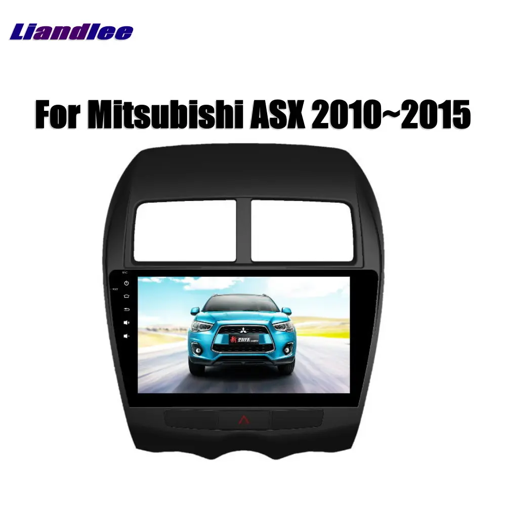 Liandlee для Mitsubishi ASX 2010~ автомобильный радиоприемник для Android плеер с gps-навигатором карты HD сенсорный экран ТВ Мультимедиа без CD DVD