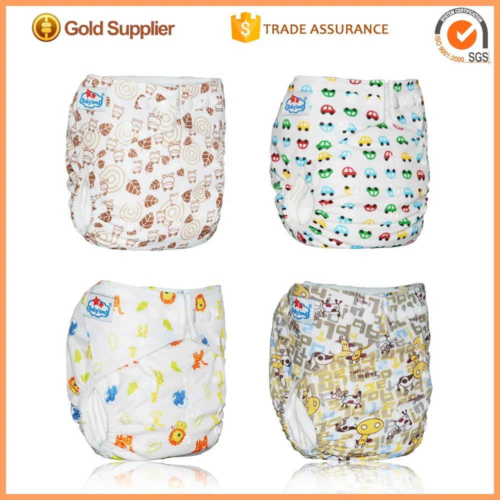 3Pieces/Lot Baby Cloth Diapers Reusable Infant Adjustable Nappies