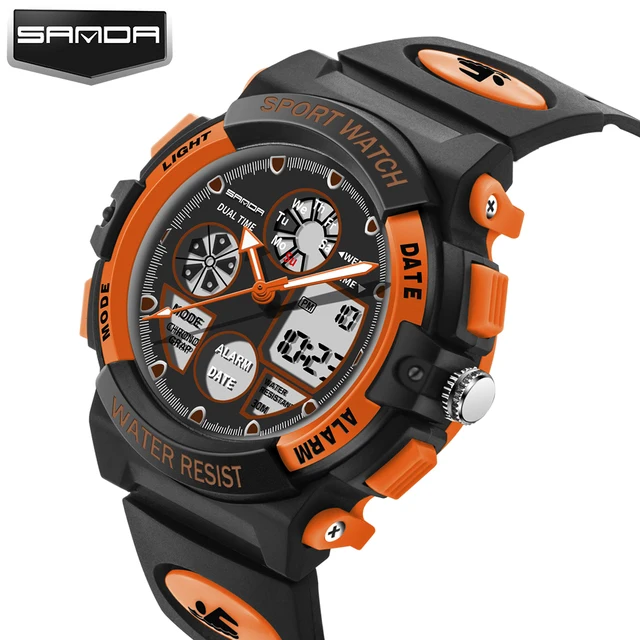 SANDA Children Watch Luxury Top New XFCS Cartoon LED Digital Watch Alarm Clock S SANDA Children Watch Luxury Top New XFCS Cartoon LED Digital Watch Alarm Clock S