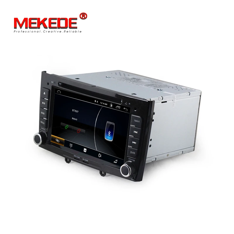 Best MEKEDE Quad-core Android8.1 2din Car dvd player for Peugeot 408 2010-2011 & Peugeot 308 I (T7) 2008-2011 car gps navigator 5