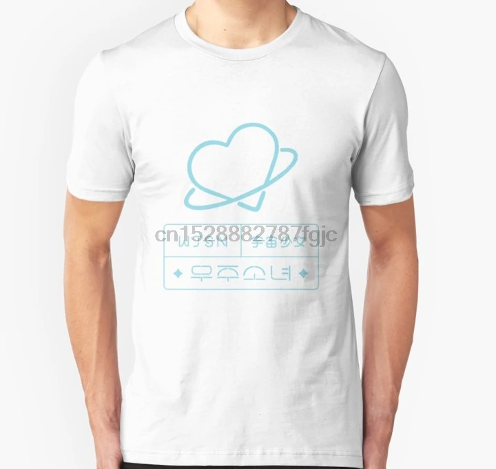 

Men Short sleeve tshirt WJSN Original Logo Unisex T Shirt Women t-shirt