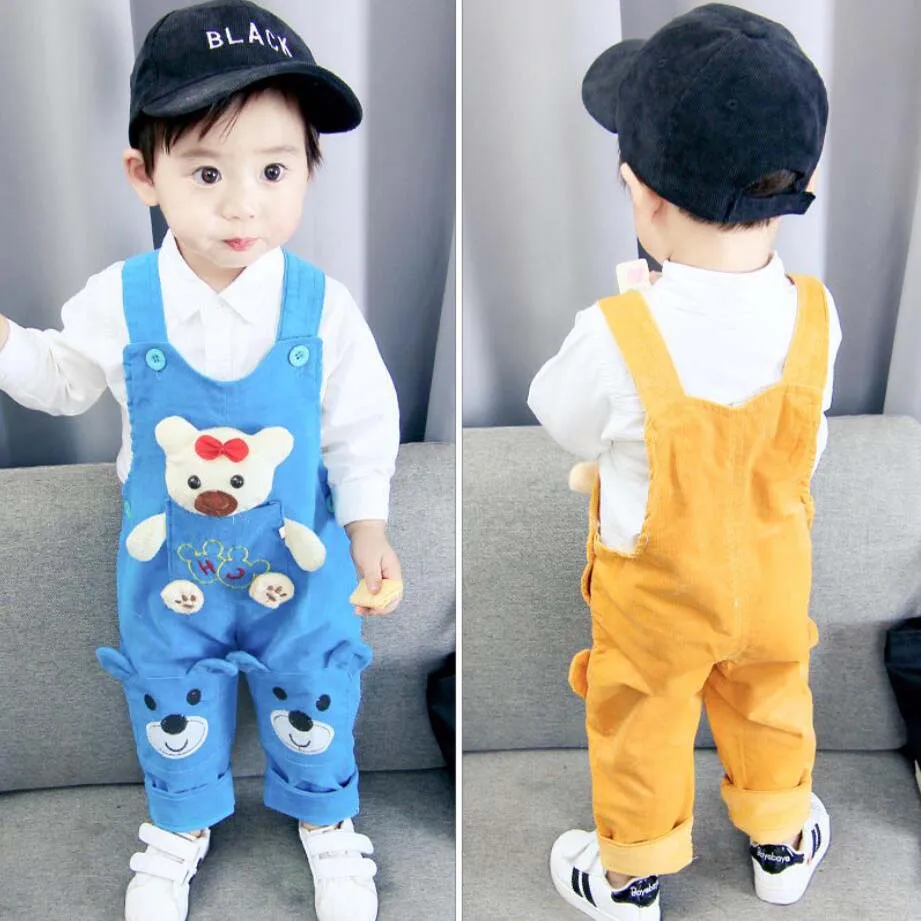 Kids Baby Rompers Denim Pants 0-4T Outwear