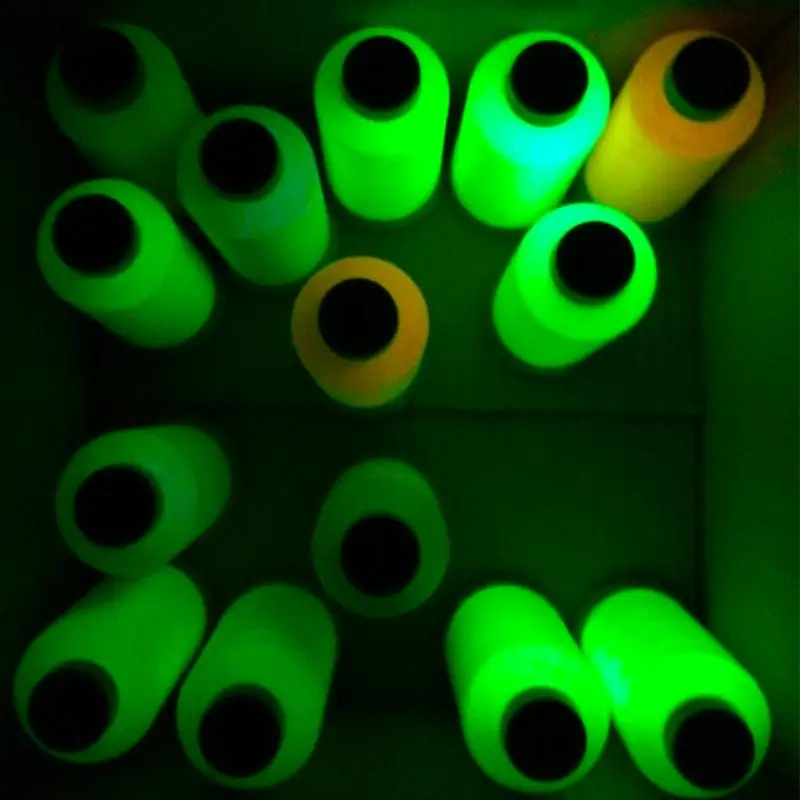 

1000 Yards Luminous Glow In The Dark Cross Stitch Embroidery Thread Sewing 8 Colors DIY Handmade Accessories