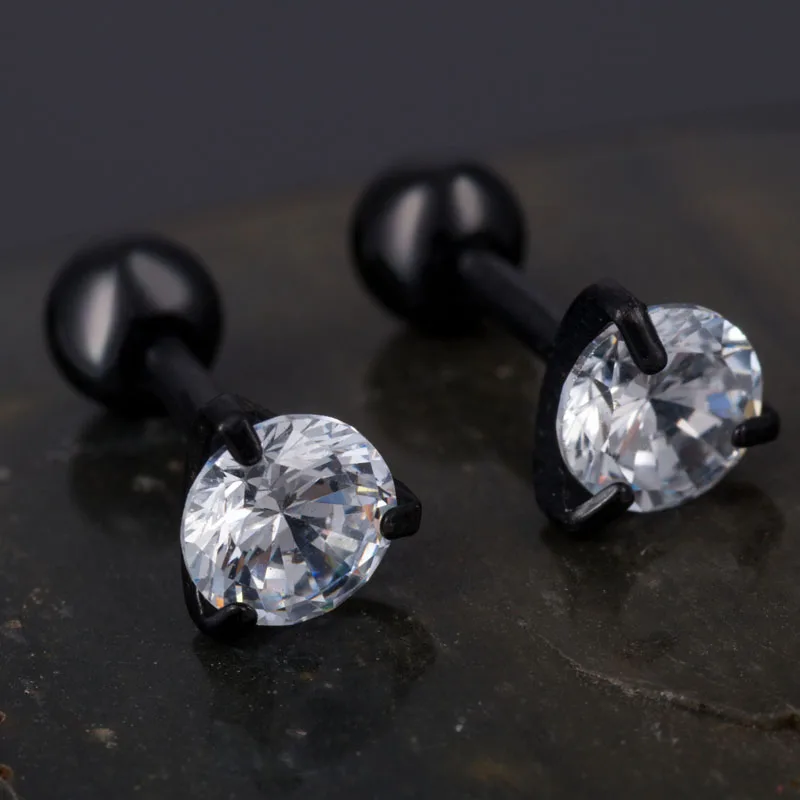 New-Fashion-CZ-Stone-Earrings-Classical-316l-Stainless-Steel-Stud-Earrings-For-Women-3-Colors-Christmas (2)