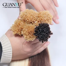 9A Brazilian Virgin Remy Fusion Hair Extensions, U Tip Hair Extensions, Brazilian Remy Human Hair Keratin Hair Extension