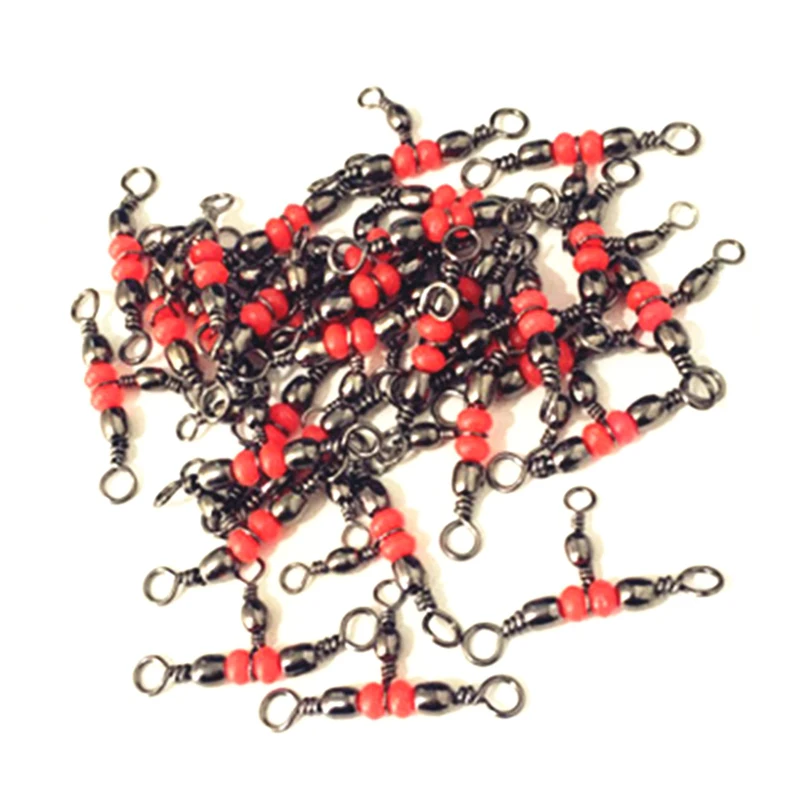 20Pcs/lot 3 Way Brass Fishing Rolling Barrel Swivel Ring Fishhook Lure Line Connector With Beads Fishing Tackle Accessory PJ90 20Pcs/lot 3 Way Brass Fishing Rolling Barrel Swivel Ring Fishhook Lure Line Connector With Beads Fishing Tackle Accessory PJ90