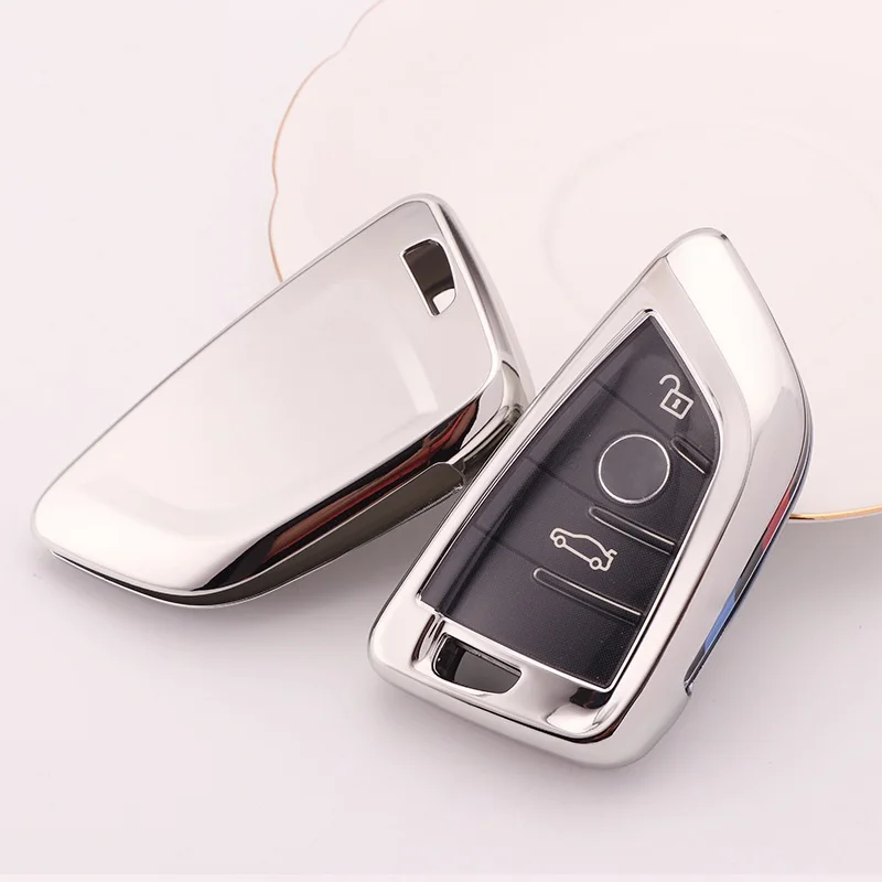 New TPU Coloful Car Styling Key Cover Case For Bmw x5 E53 X3 E83 G30 E90 E39 E46 F30 F10 F20 E34 E38 Z3 Key Ring Shell Key Case