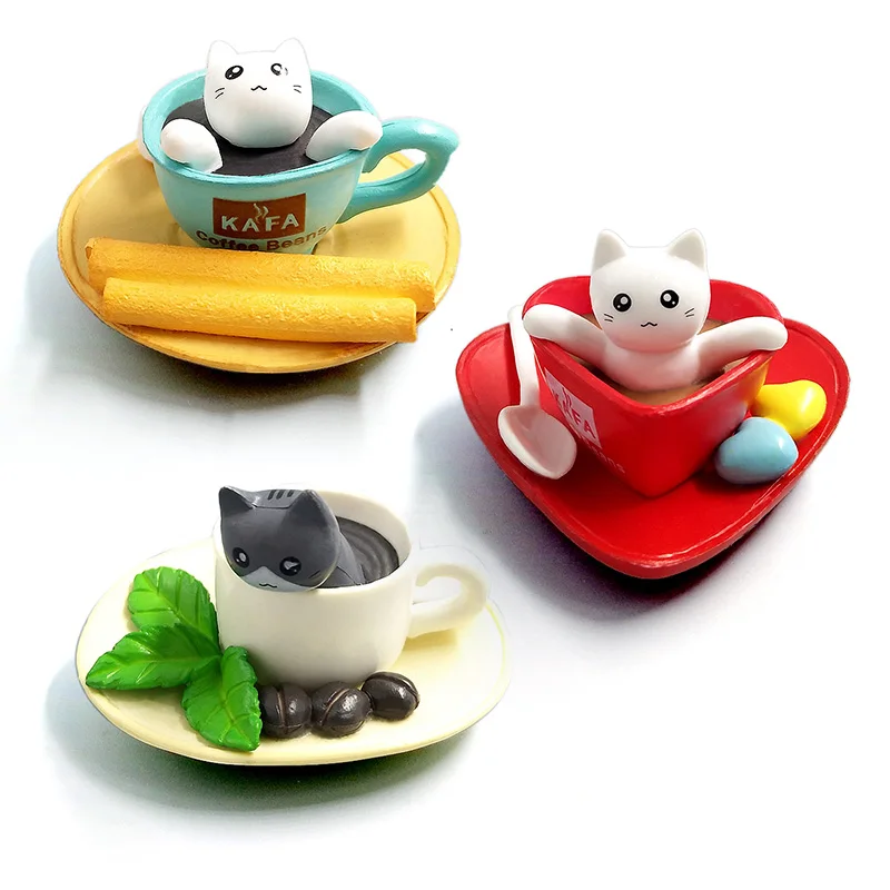 Kawaii десерт кошка модель животного домашний декор миниатюрное украшение для сада