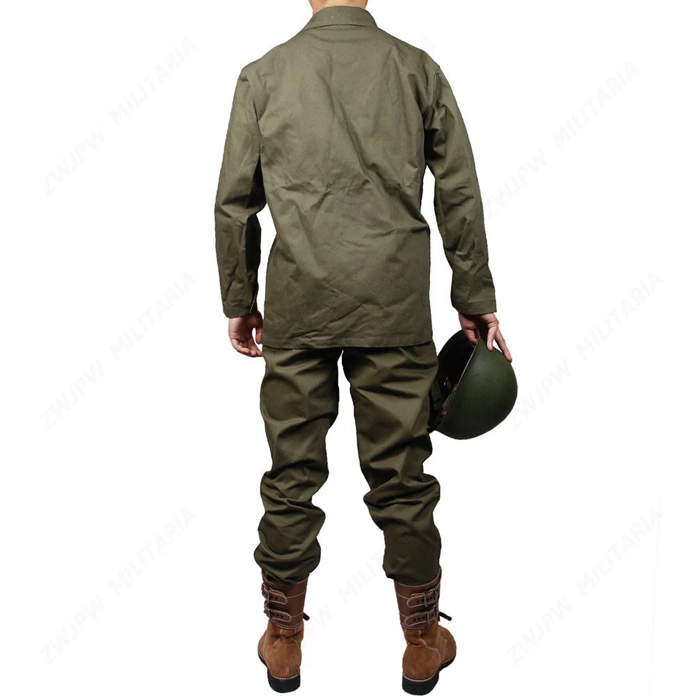WWII США USMC зеленый HBT Униформа куртка рубашка и брюки США/501104(без шлема, без обуви