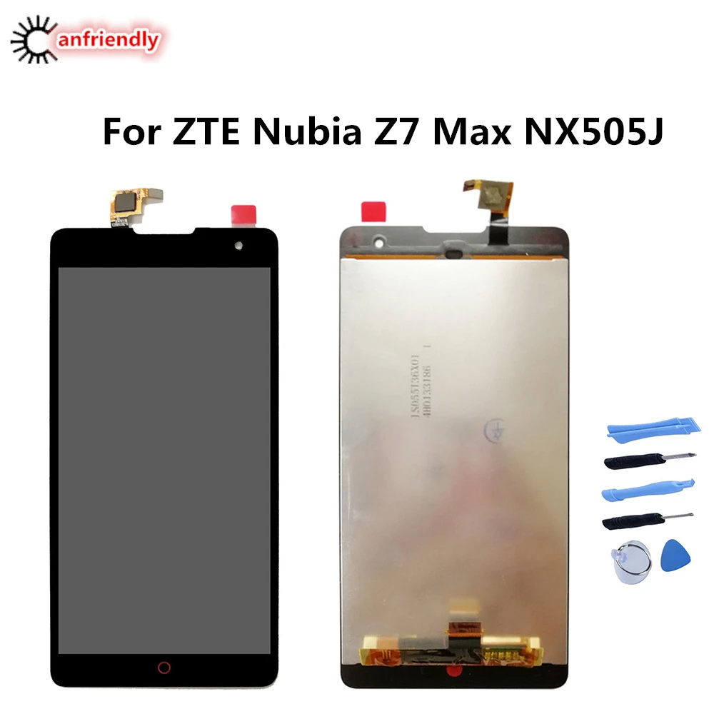 

For ZTE Nubia Z7 Max NX505J 5.5" LCD Display+Touch Screen Replacement Digitizer Assembly For Nubia Z7max Display Phone Repair