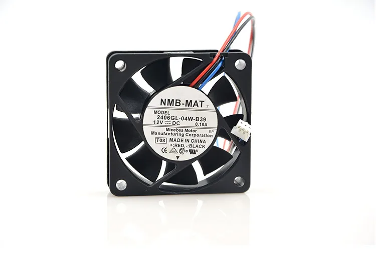 Новый оригинальный 6015 12В 0.18A 2406GL-04W-B39 6 см инверторный охлаждающий вентилятор |