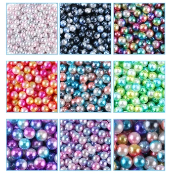 

Multi-color Non-porous Plastic Garment Beads 4/6/8/10mm High Quality Wholesale DIY Jewelry Wedding Necklace Handmade Accessories