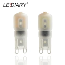 LEDIARY 5 G9 pçs/lote LED Lâmpadas 220 v-240 v Substituir G9 25W Halogênio Luzes Para A Iluminação Interior do Candelabro Da Lâmpada Quente Branco Frio Branco