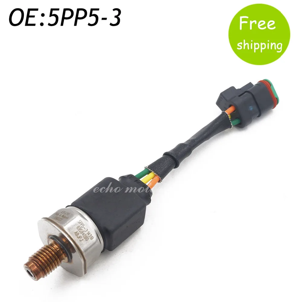 

New 5PP5-3 For Cummins Fuel Rail Pressure Sensor Switch Transducer 4954245