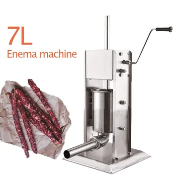 

7L gear Sausage machine Commercial Vertical Meat processing Enema machine stainless steel Sausage machine