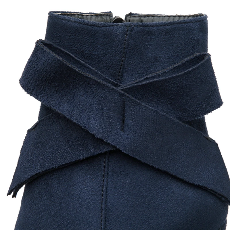 ENMAYLA   Pointed Toe  Super High (8cm-up)  Winter  Women Boots 2018  Ankle Boots for Women   Size 34-39 LY132