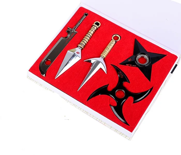 NARUTO throwing Weapons Sword 5pcs/set Kakashi Uzumaki Alloy Naruto