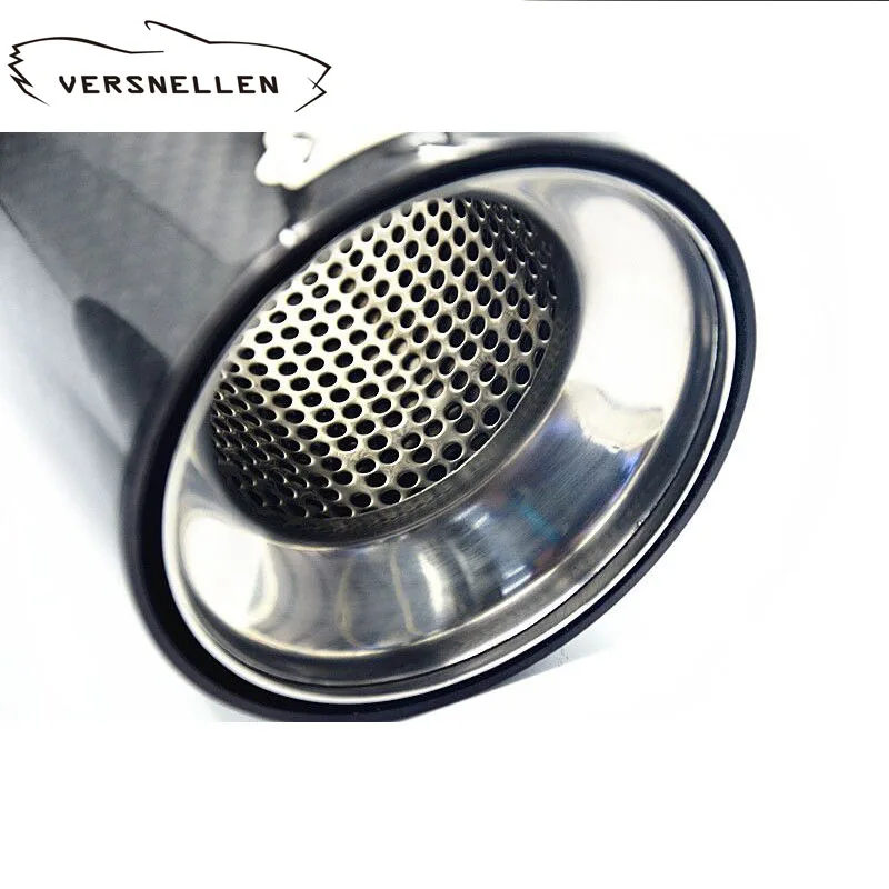 

The new type Car Exhaust Systems Carbon Fiber Muffler Tip Tail For Universal Carbon Exhaust Tips Non-destructive installation