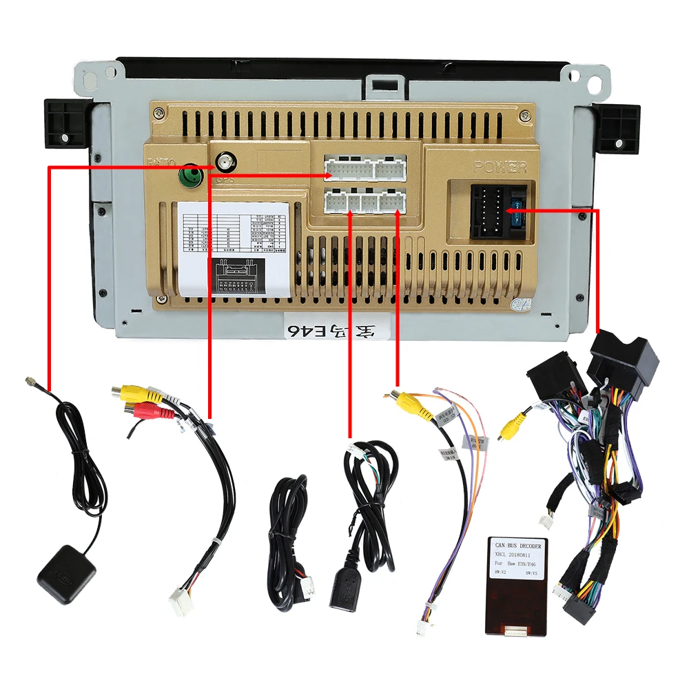 Sale Panlelo For BMW E46 Android 8 GPS Navigation System 2 Din Android 9 Inch IPS Screen Quad Core for BMW 3 Series/M3 95-05 with BT 8