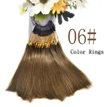 30 шт окрашивание волос кольца человеческие волосы цветные кольца салон цвет волос образец с девственными волосами Парикмахерские аксессуары для париков поставка