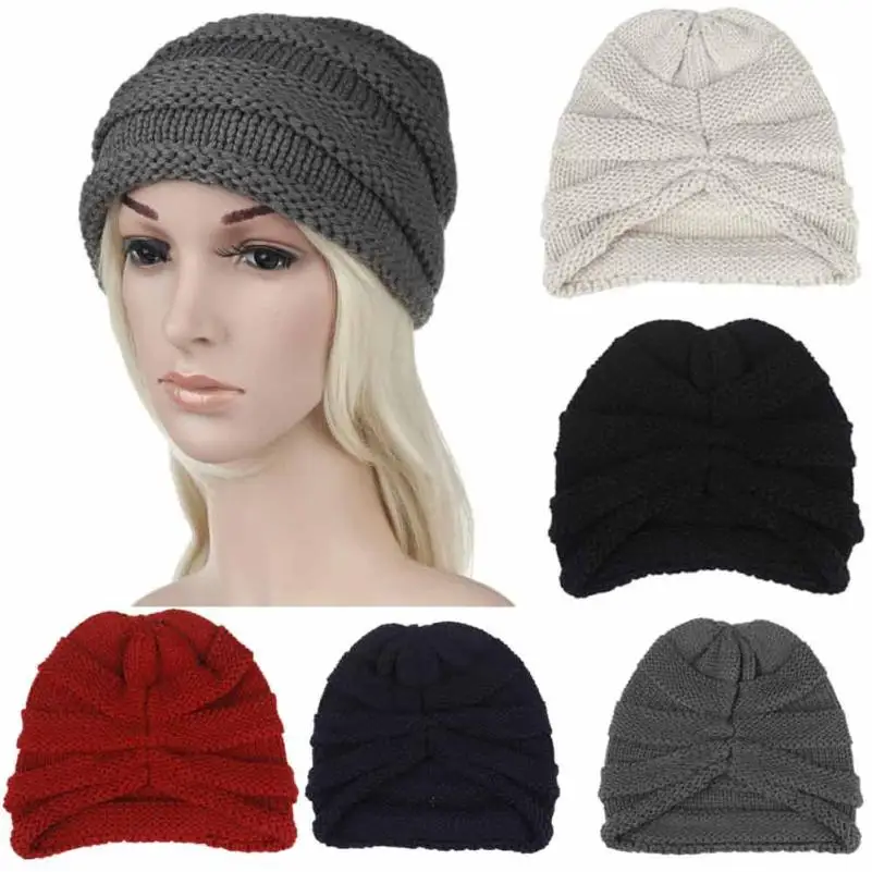 

MUQGEW Beautiful Women Youthful Style Fashion Knitting Cashmere Knitted Crochet Keep Warm Winter Comfortable Hat Scarves
