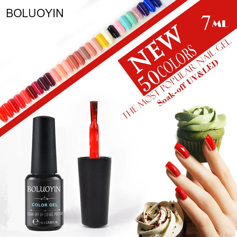 

High Quality Gel Nail Polish 7ml UV Primer Nails Art Design Semi Permanent Hybrid Nail Gel Polish Soak off Top Color Gel Lacquer