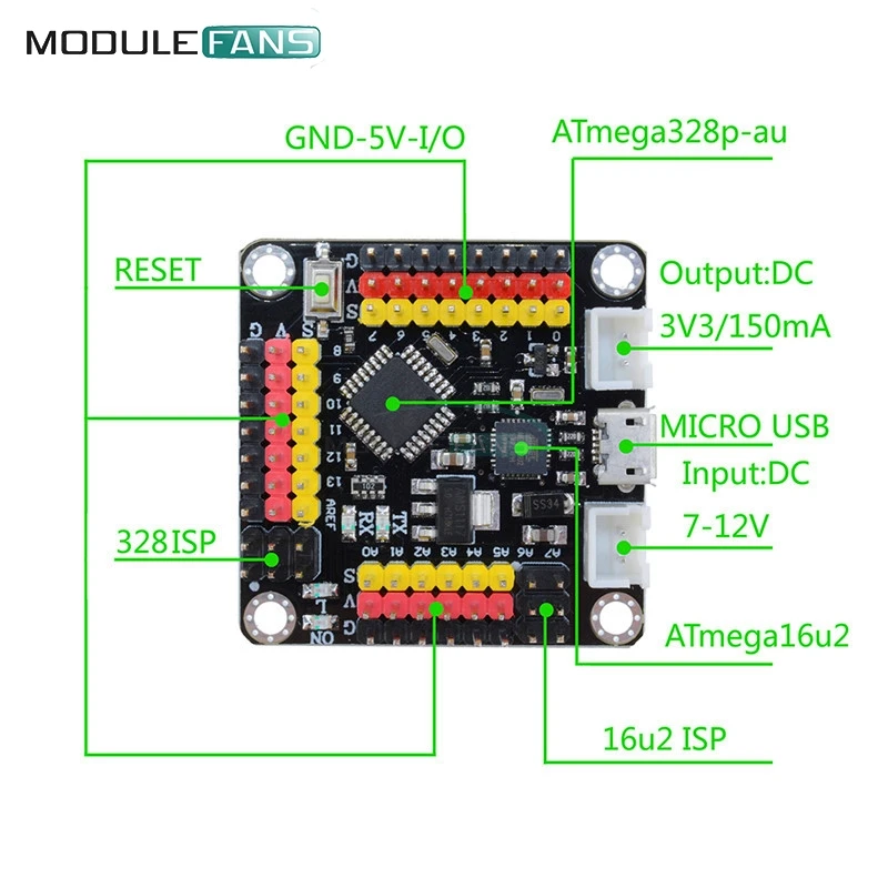 Сильная серия NANO V3.0 3,0 ATMEGA16U2 Atmega328 Atmega328P DM сильная мини UNO R3 плата микроконтроллер модуль для Arduino One