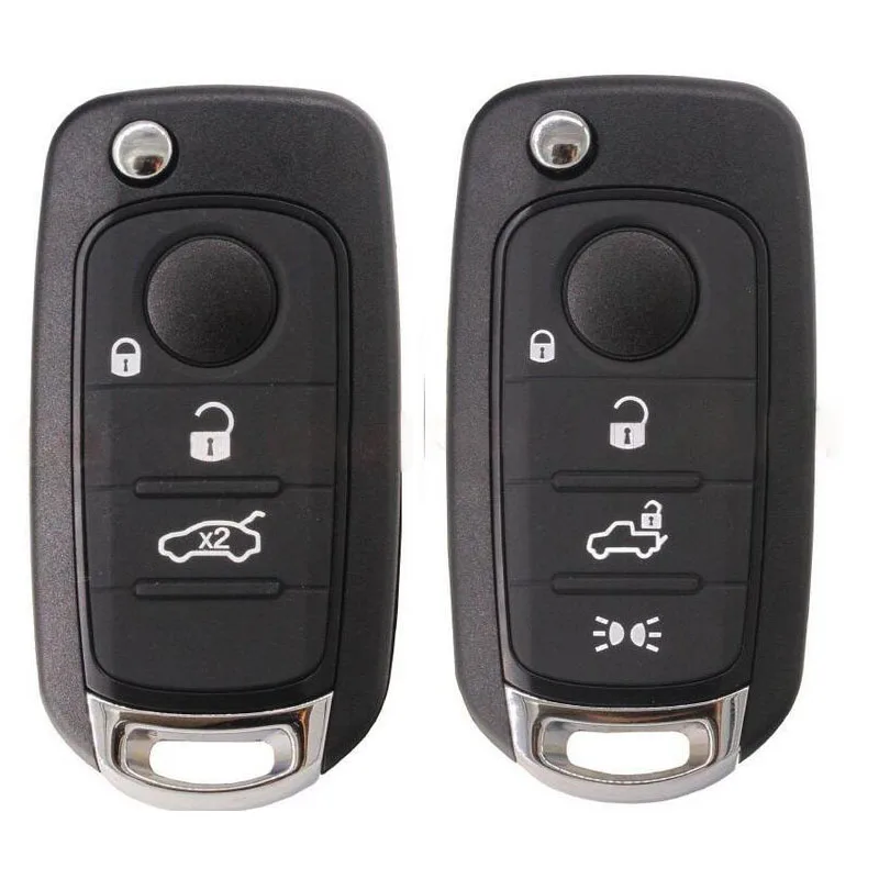 

3/4 button Replacement Flip Folding Remote Key Shell Case For Chevrolet Car Alarm Housing Fob Key Cover