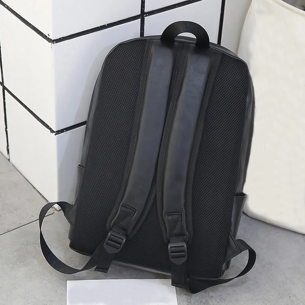 Aelicy роскошный Простой Большой Вместительный мужской кожаный рюкзак для путешествий из искусственной кожи корейский рюкзак школьный рюкзак Mochila Masculina