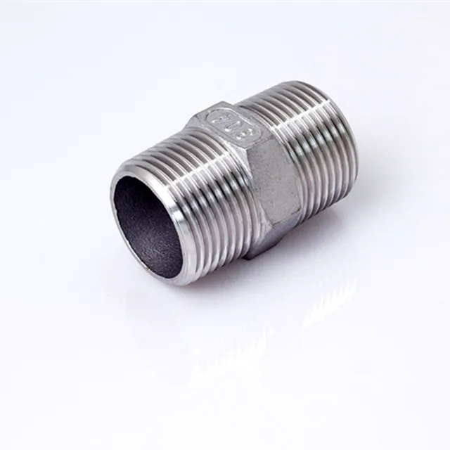 

1/2in. Male x 1/2in. Male Nipple Hex Threaded Stainless Steel 304