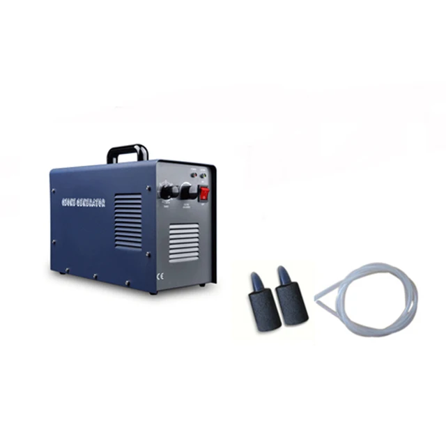 7G 10G Ozone Machine Air Water Ozone Sterilizer Ozone Output Adjustable with Timer 0-30mins Ceramic Tube Ozonator Deodorizer 4