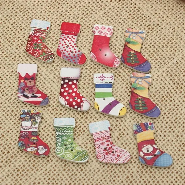 aliexpress com buy hot sale 50pcs cute wooden santa aliexpress com buy hot sale 50pcs cute wooden santa