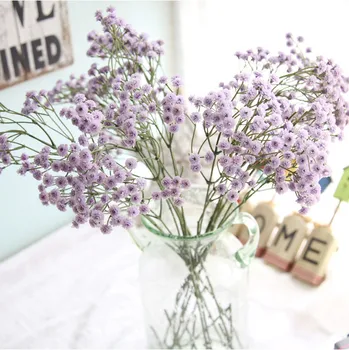 

Purple starry sky Babies Breath Flowers Artificial Fake Gypsophila DIY Floral Bouquets Arrangement Wedding Home Decor 10