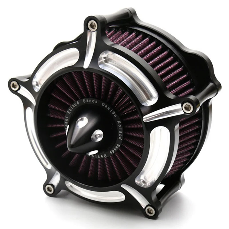 Мотоциклетные воздушные фильтры для турбины Воздухоочиститель воздушного фильтра для Harley Sportster Xl883 Xl1200 1991-2011 2012 2013