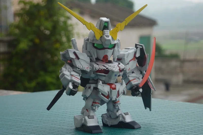 Японские Аниме фигурки Gundam SD BB Единорог робот экшн пластиковые модели наборы