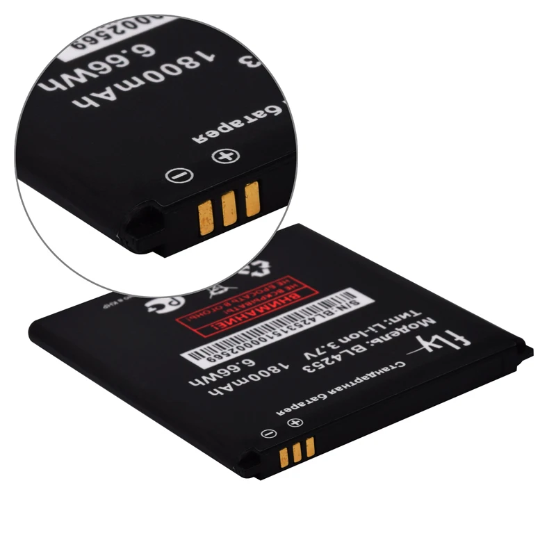 SIYAA оригинальный мобильный телефон батарея для Fly IQ443 BL4253 BL 4253 Li Ion Батарея 1800 mAh