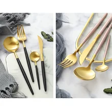 Прибор из нержавеющей стали набор включая вилки ложки Ножи Посуда домашний бар HYD88