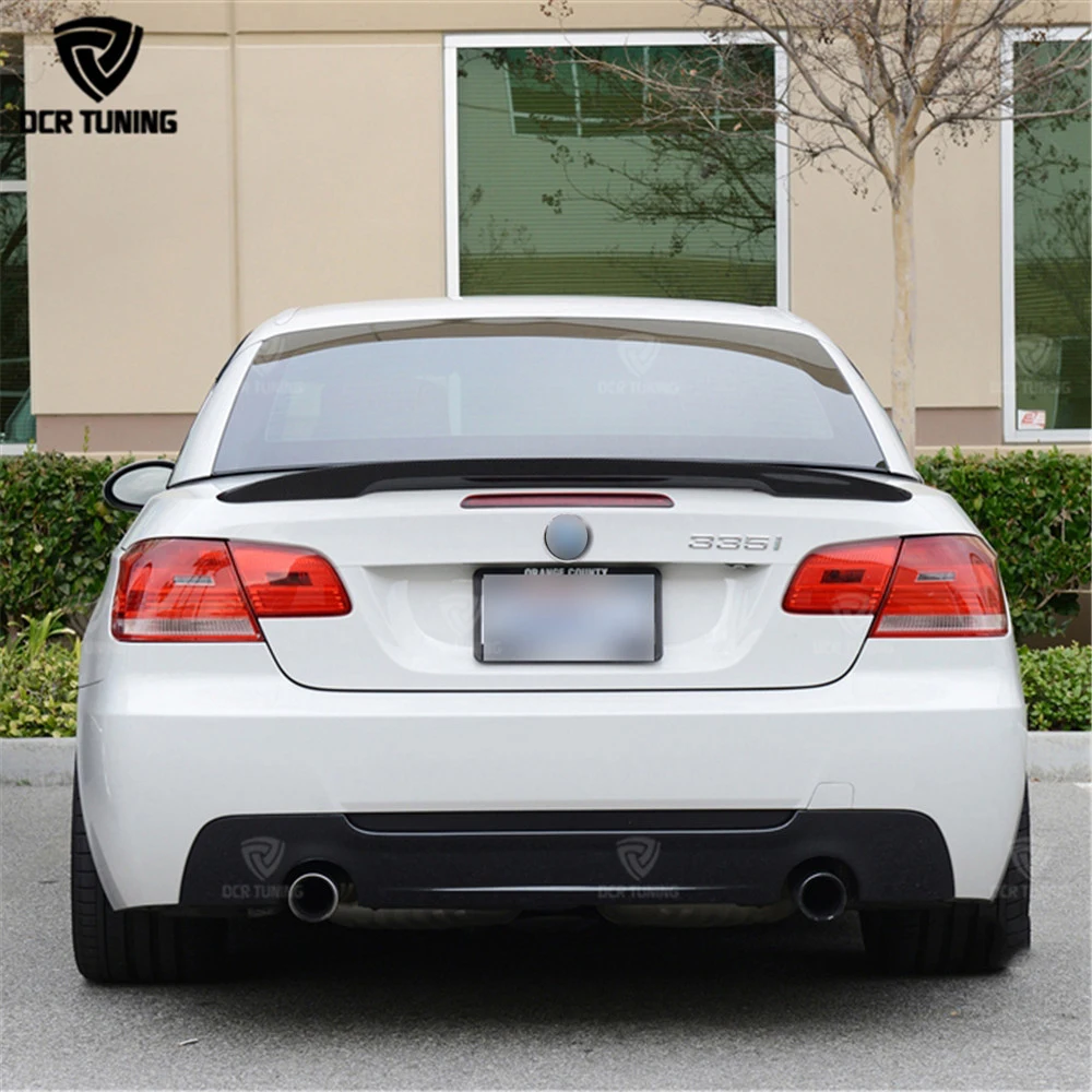For BMW E93 335i 328i M3 2DR Convertible Carbon Fiber Rear Trunk