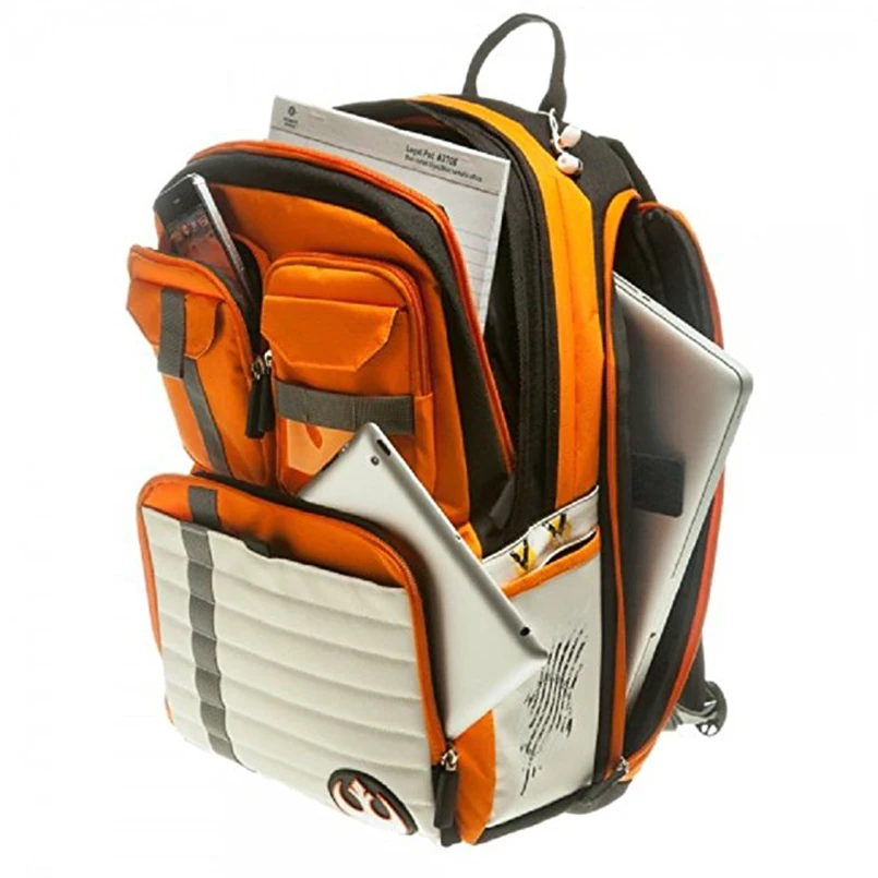 

Star Wars Rebel Alliance fans favorites Backpack logo 100% polyester orange man Laptop backpack