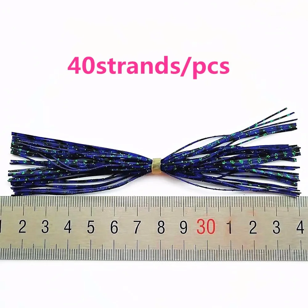 50 Bundles 13cm Length Fly Tying Rubber Threads Skirts Silicone Straps for Flies Lure Beard wire Making---77 | Спорт и развлечения