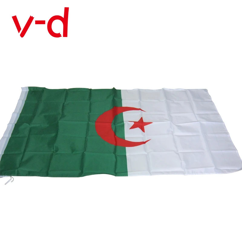 

free shipping xvggdg 90 x 150cm Algeria flag National Flag Banner Office Activity parade