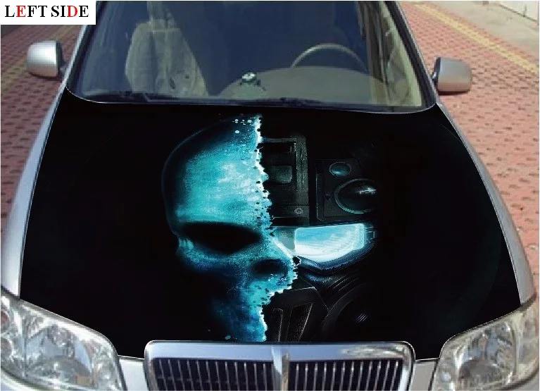 left side car sticker hd 5 designs skull fire poker cool cool report designs