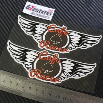 

sixsub CAFE RACER x2 moto cars Reflective stickers decals waterproof sunscreen
