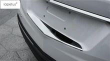 Accessories For Cadillac XT5 2016 2017 Rear Behind Bumper Foot Plate Trunk Door Sill Guard Protector Cover Kit Trim 1 Piece