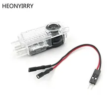 2x For AUDI Car Door LED CIRCLE Ghost Shadow Light Audi Logo Projector Courtesy Lights Auto Backlight Car Styling Welcome Light