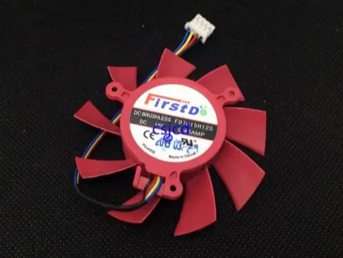 

ATI R9-270 FD7015H12S 12V0.43A Public Display Card Fan Four-wire PWM Speed Regulating Fan on Radiator of Display Card