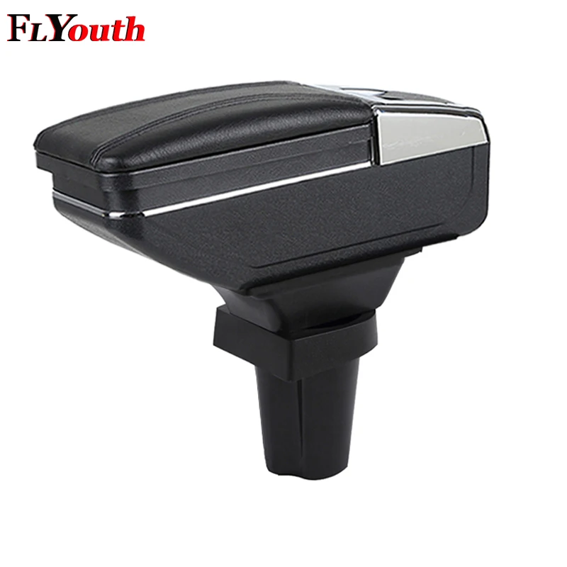 

Car Armrest Box Center Storage Box With Cup Holder Ashtray Stowing Tidying Arm Rest Rotatable Car-styling For Honda CR-Z CRZ